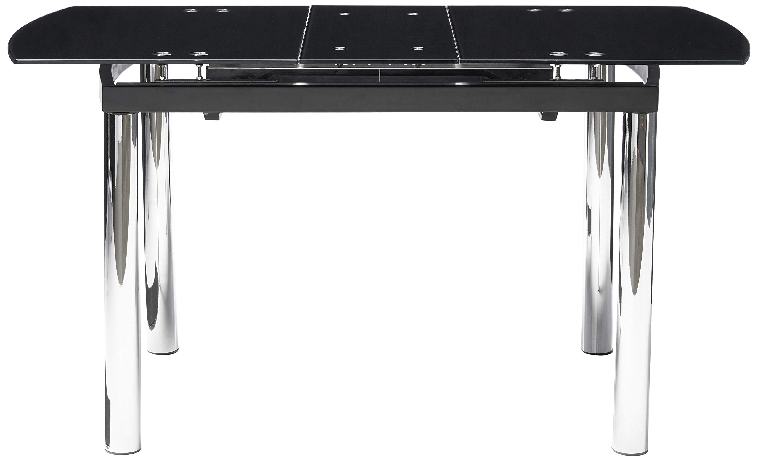 Modern Black Dining Table Set - Elegant & Durable for Kitchen, Dining Room, Restaurant | Global Furniture Home Decor for Family Gatherings & Dinner Parties
