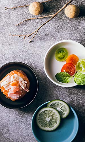 Colias Wing 3.5 Inch Porcelain Bowls - Set of 6, Simple Elegant Design, Multi-Purpose Side Dish Bowls for Soy Sauce, Dipping Sauces, Seasonings - Perfect for Asian Dining, Sushi Restaurants & Home Kitchen Use