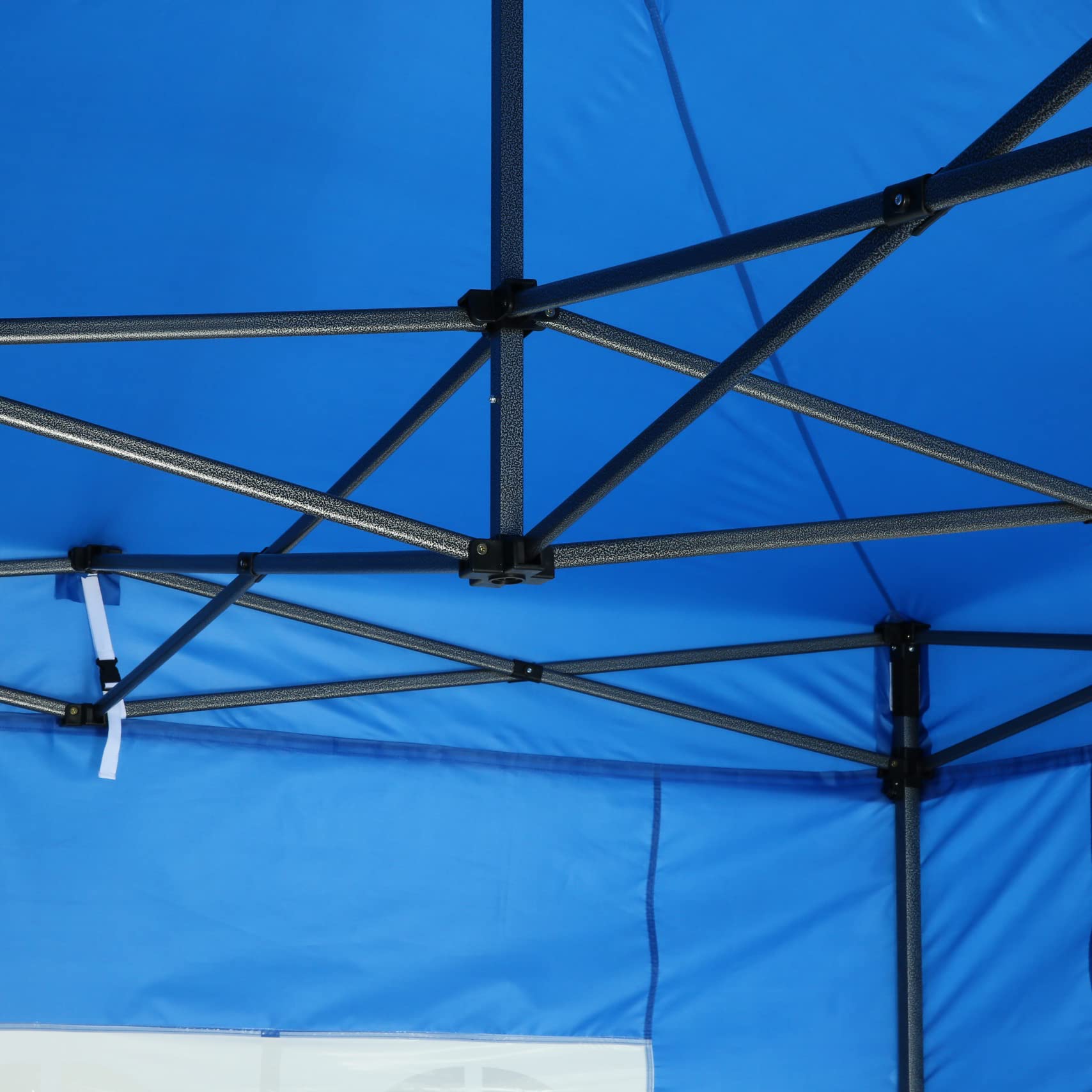 COBIZI 10x10 Pop Up Canopy Tent - Heavy Duty Waterproof Commercial Canopy with 4 Sidewalls & Wheeled Carry Bag - Gray 10x10ft Outdoor Shelter for Parties, Events, Camping, Beach & Backyard Gatherings