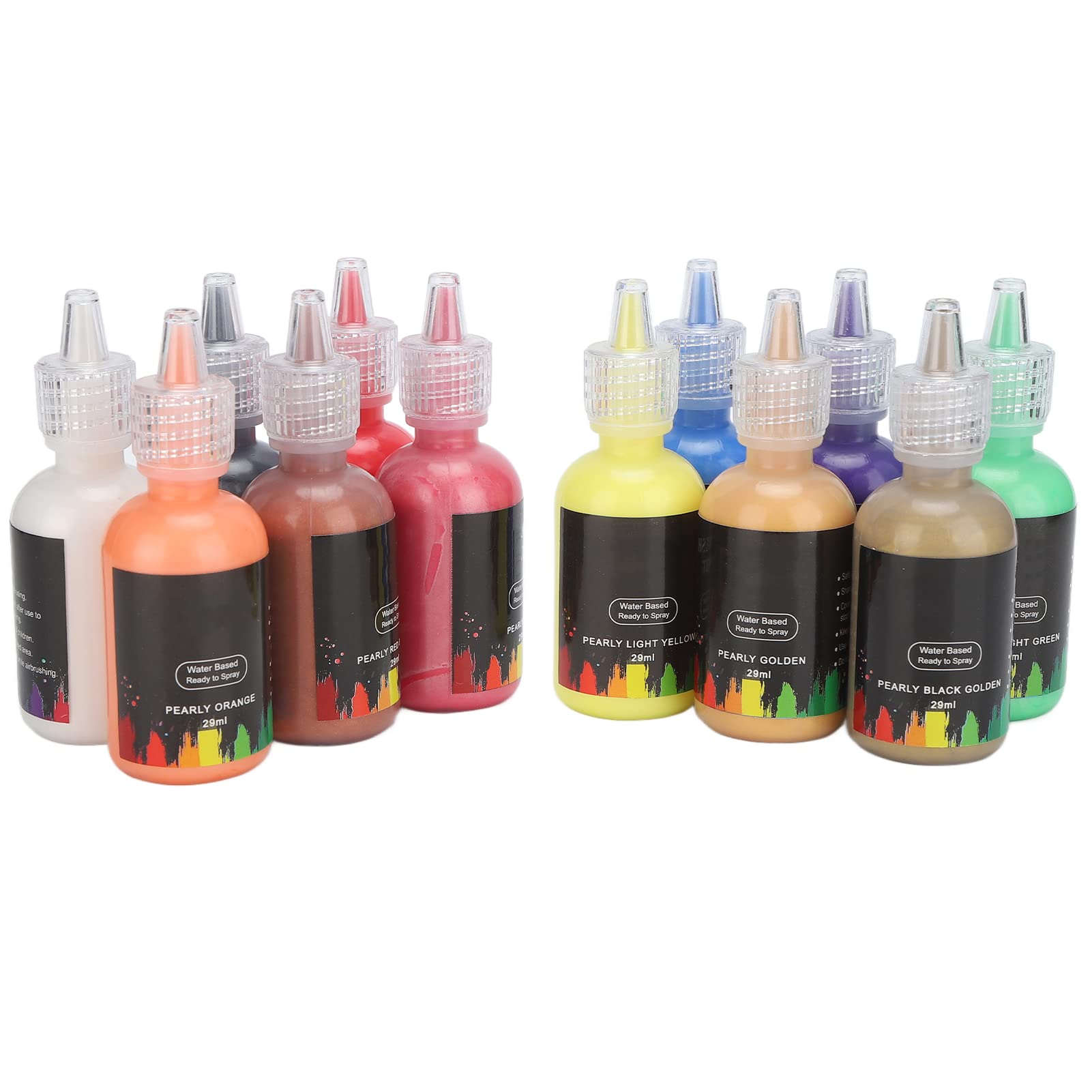 Professional Water-Based Face & Body Paint - Safe, Mild & Pearly Lustre for Birthday Parties, Halloween, Stage Performances & Cosplay Events