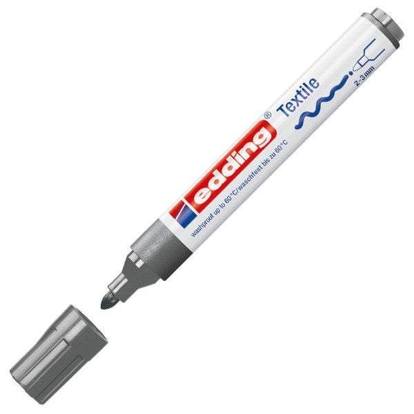 edding 4500 Bullet Tip Textile Marker - Permanent Fabric Marker for Clothes, Shoes & DIY Crafts - Ideal for Customizing T-Shirts, Denim & Canvas Projects