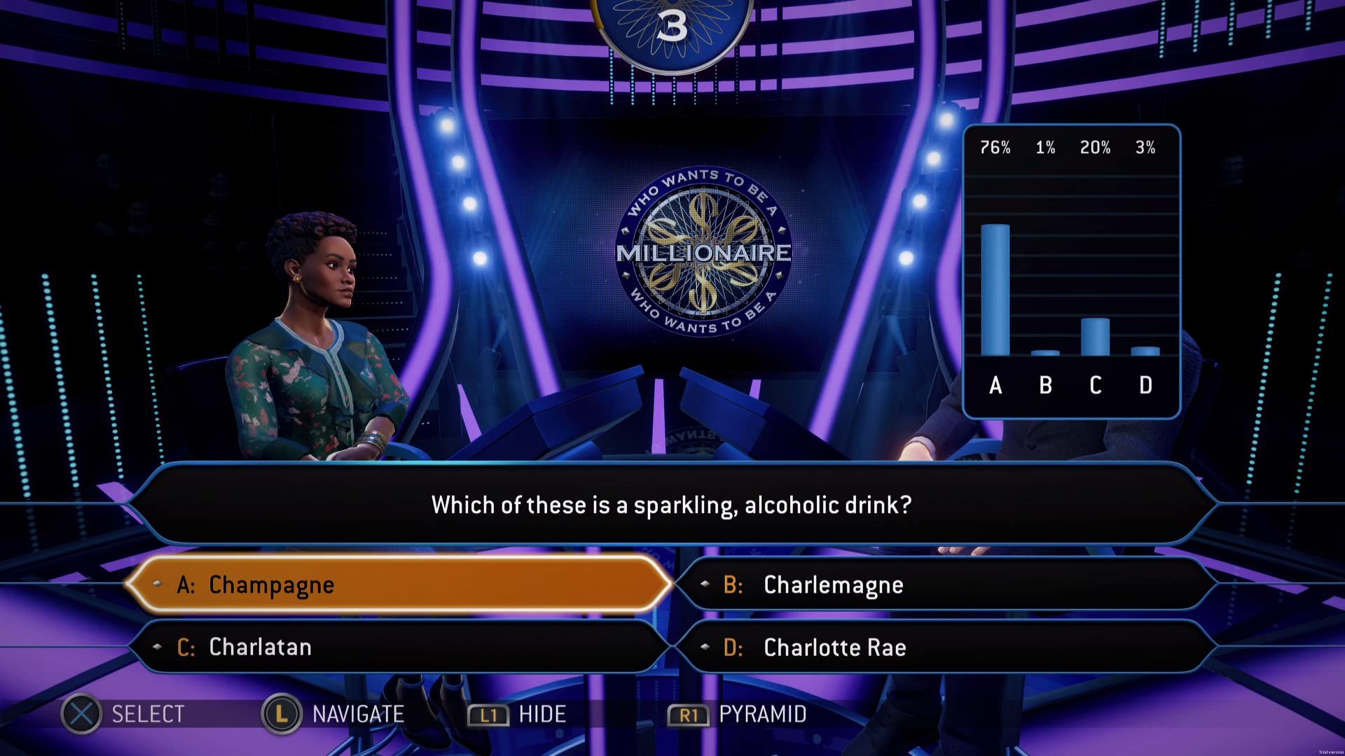 Who Wants to Be a Millionaire? - New Edition (PS5) - PlayStation 5 Game - Family Trivia Party Game for Game Nights & Entertainment
