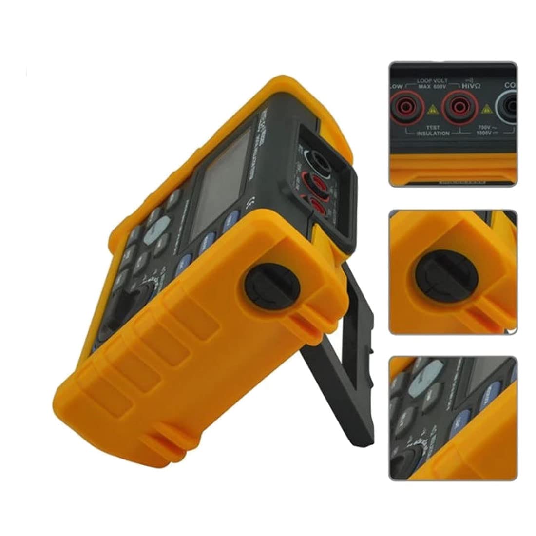 MS5203 Digital Insulation Resistance Tester - 1000V/10GΩ High Voltage Meter with DCV & ACV Detection for Electrical Safety Testing - Perfect for Electricians, HVAC Technicians, and Industrial Maintenance