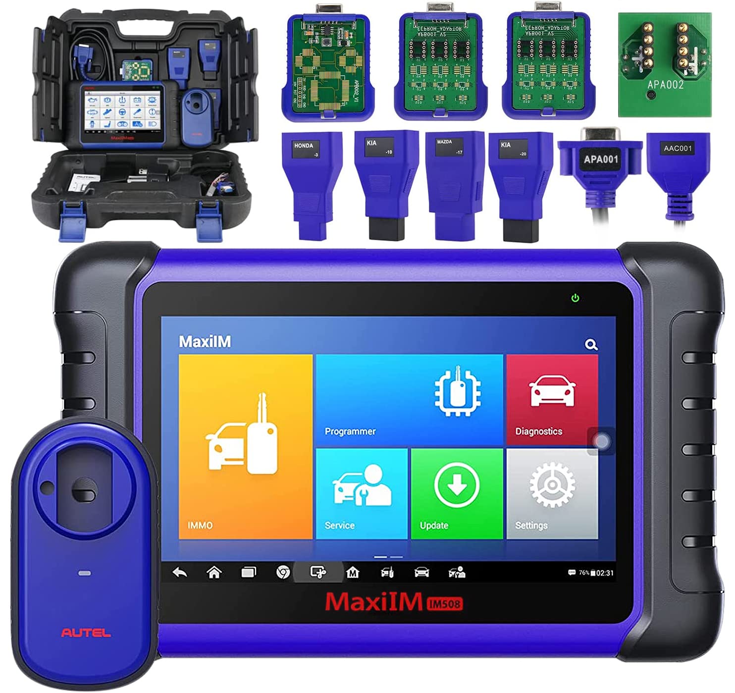 Autel IM508 Key Fob Programming Tool with XP200 Programmer - 2 Year Free Updates, Bi-Directional Control, 28+ Special Services, Full System Scan Tool with IMMO (Alternative to MaxiIM IM608) - Perfect for Automotive Locksmiths & Car Diagnostics