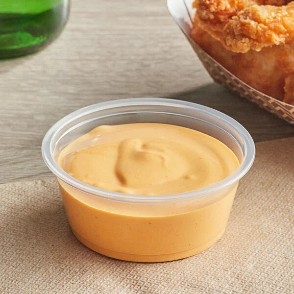 3.25 oz Clear Plastic Souffle Cups with Lids - 100 Pack | Disposable Portion Cups for Food Storage, Meal Prep, and Party Serving | BPA-Free, Leak-Proof Containers for Restaurants, Catering & Home Use