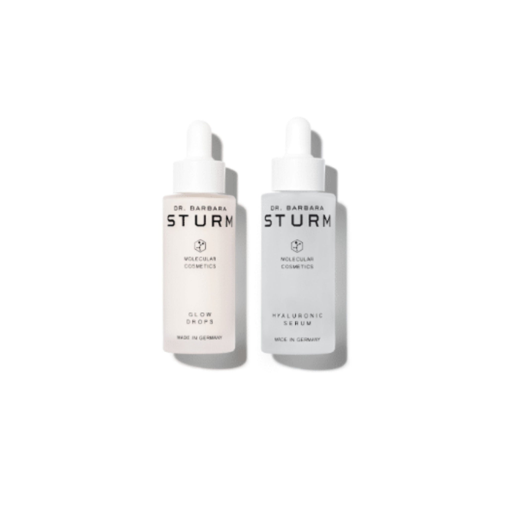 Dr. Barbara Sturm Glow Duo - Brightening Serum & Face Cream for Radiant Skin | Anti-Aging Skincare Set for Daily Glow & Hydration | Perfect for Morning & Night Routine