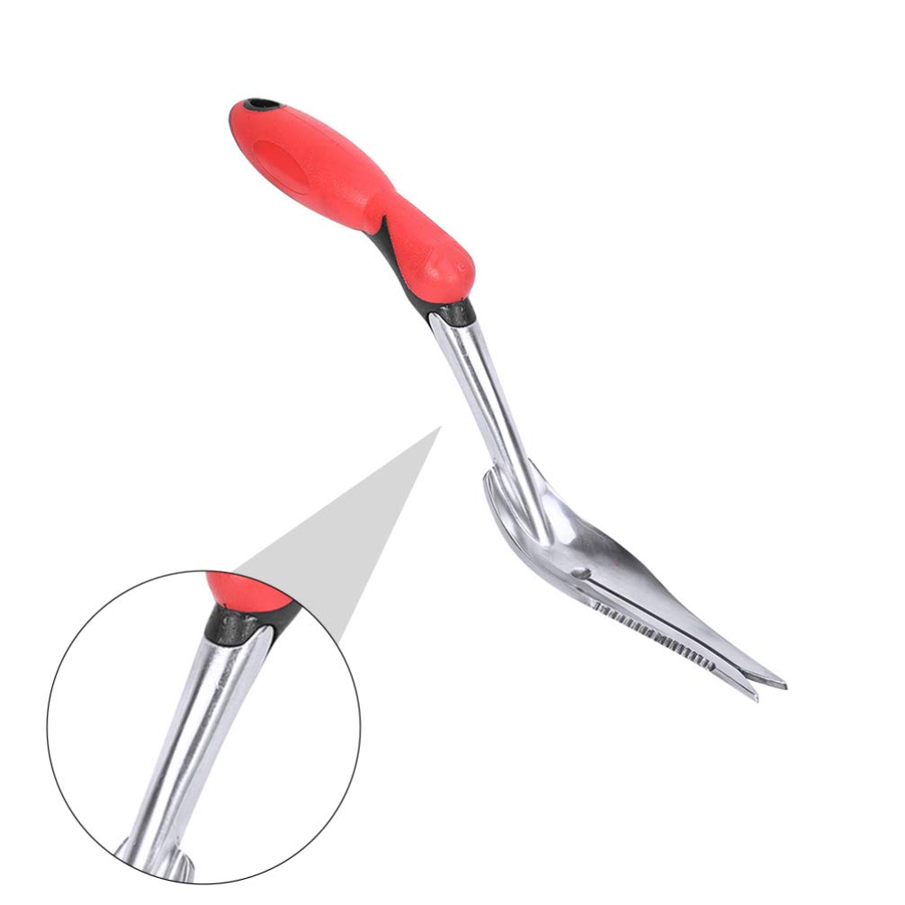 DOITOOL 1pc Stainless Steel Weeding Tool - Heavy Duty Garden Shovel, Root Remover & Extractor for Efficient Weed Removal - Perfect for Home Gardening, Lawn Care & Landscaping