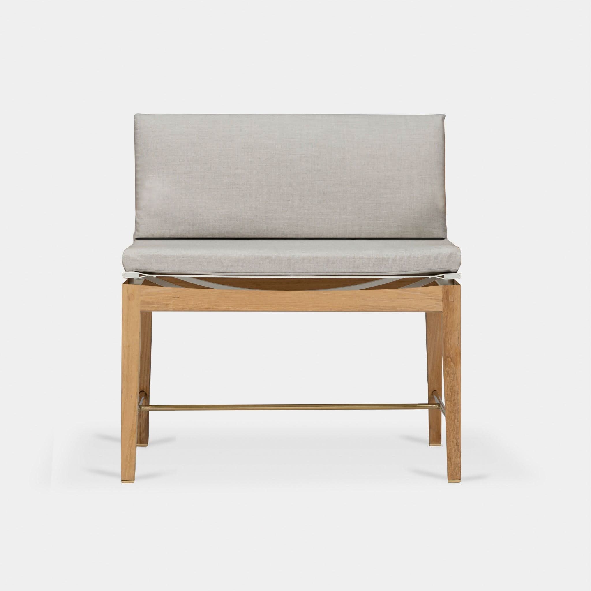 Byron Teak Wood Easy Chair - Comfortable Lounge Chair for Living Room, Patio, or Office - Relaxing and Stylish Seating Solution
