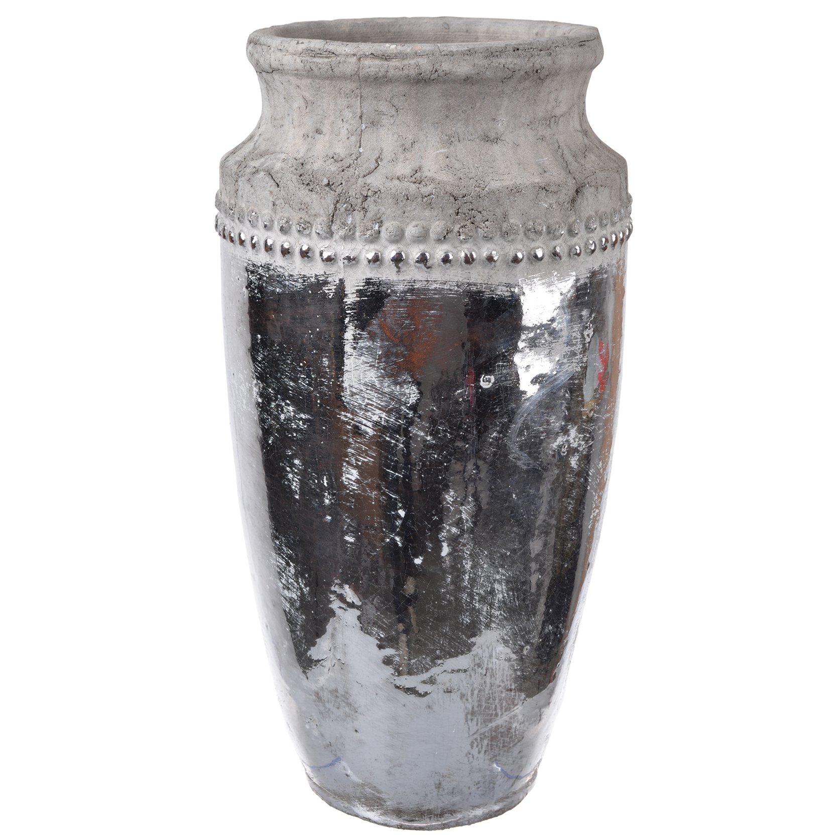 A&B Home Uma Vase - Natural Ceramic Flower Vase, 6.5 x 13 Inches, Handcrafted Decorative Vase for Home Decor, Wedding Centerpiece, and Modern Farmhouse Style