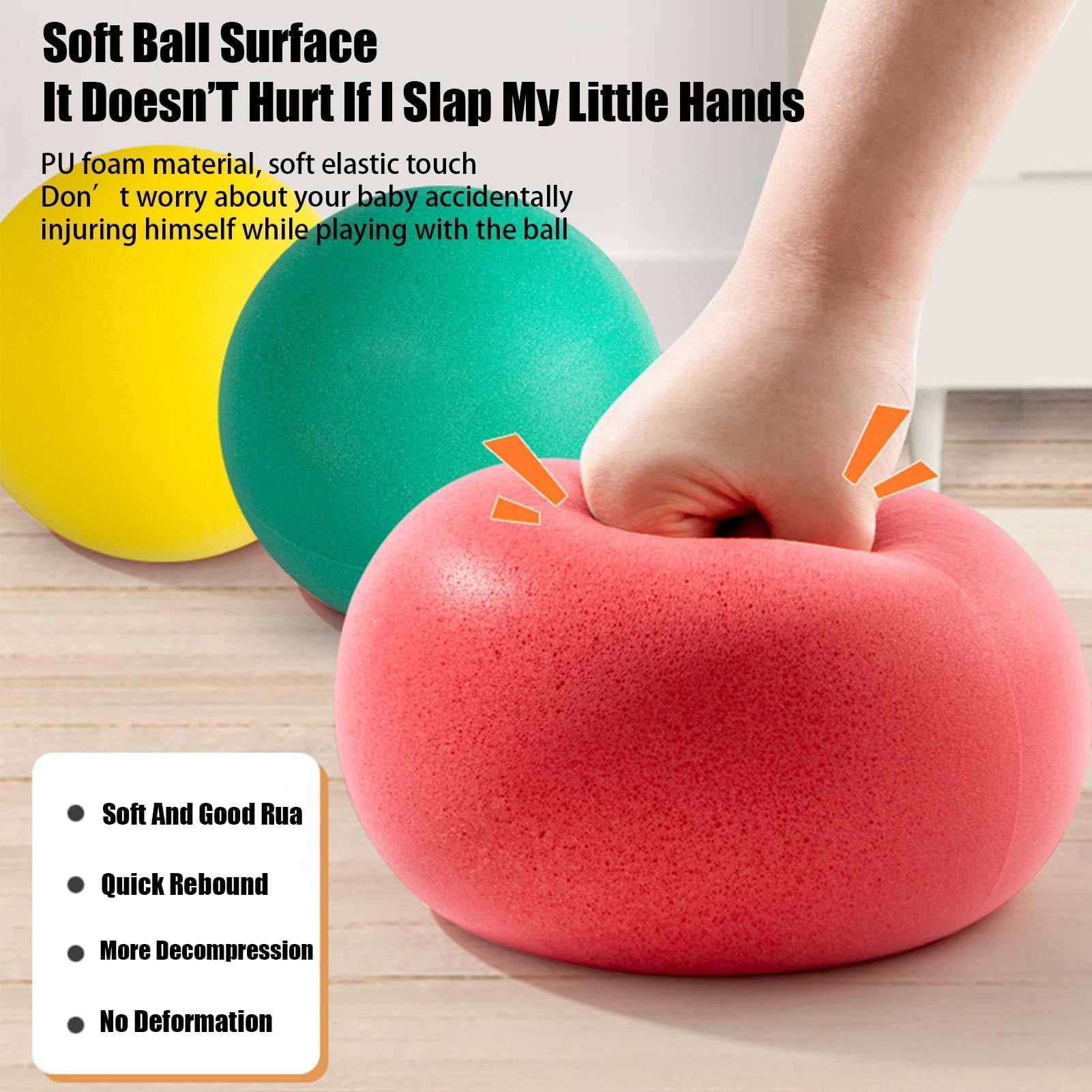 Silent Basketball for Indoor Training - No.7 (24cm) Orange Foam Quiet Basketball for Youth Athletes - Perfect for Home, Gym & Apartment Practice Without Disturbing Others