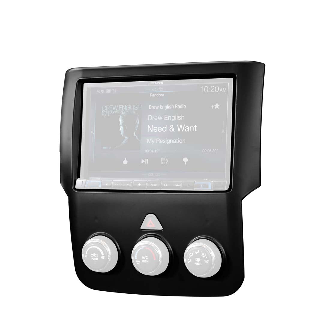Alpine KTX RPU8 Restyle Kit Dash Kit - Compatible with Select 2013+ Ram Trucks for Alpine GPS Receiver with 8
