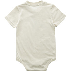 Infant Boys' Short Sleeve Tractor Print Bodysuit - Soft Cotton Baby Onesie for Playtime & Casual Wear | Cute Farm-Themed Outfit for Newborns & Toddlers