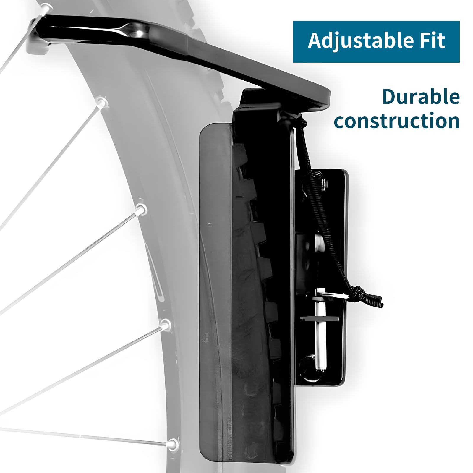 OKSTENCK 2-Pack Swivel Bike Wall Mount Rack - Heavy Duty Garage Storage for Mountain, Road & Kids Bikes - Space Saving Black Bike Holder (Perfect for Small Apartments & Organized Garages)