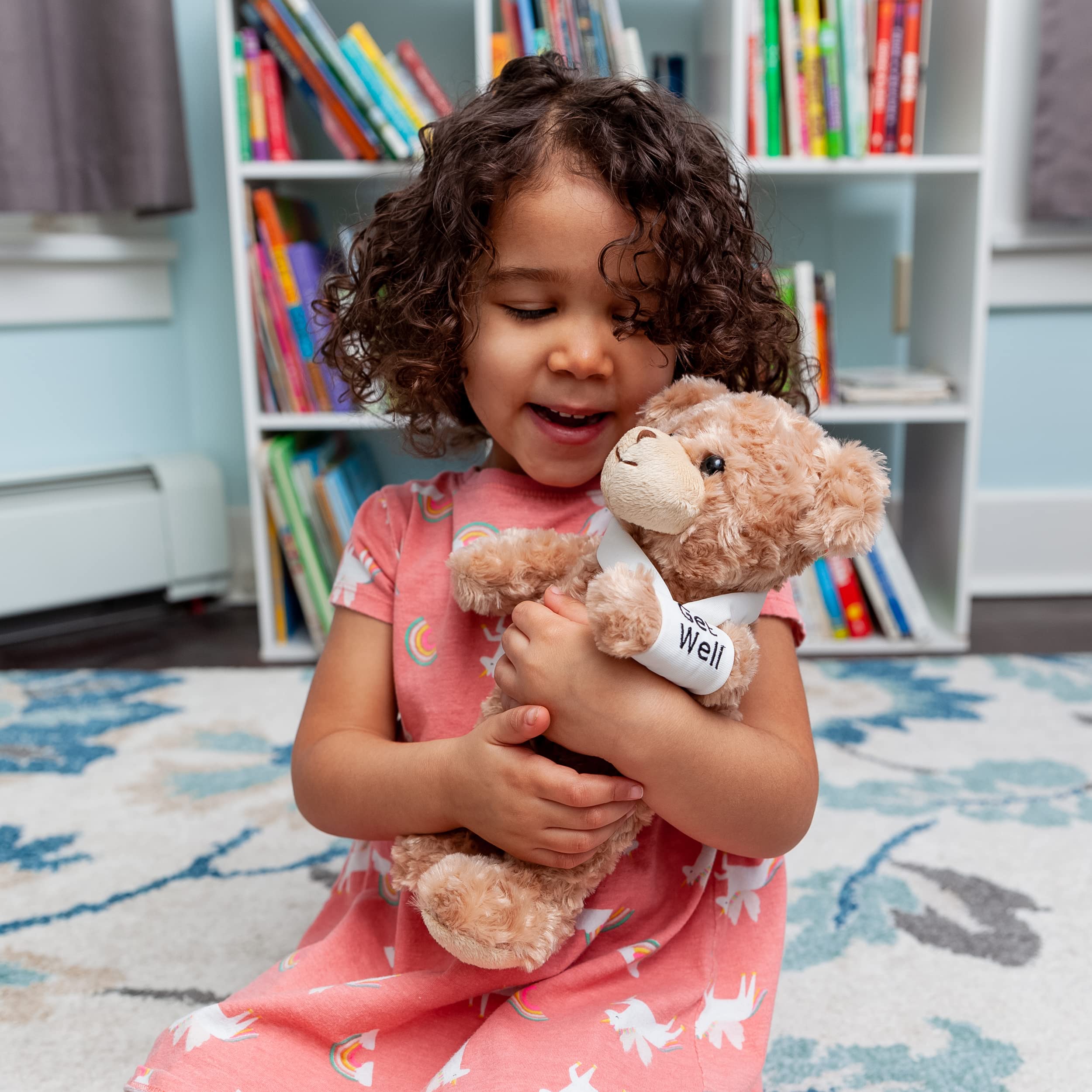 Get Well Teddy Bear for Kids with Arm Cast - 10.5 Inch Broken Arm Stuffed Animal Gift for Left or Right Arm Sling | Perfect Hospital Gift, Surgery Recovery Present & Comfort Toy