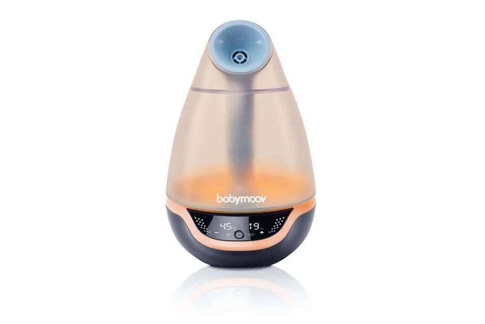 Babymoov 3-in-1 Digital Baby Hygrometer & Humidifier - Accurate Room Temperature and Humidity Monitor with Night Light for Nursery, Bedroom, and Kids Room