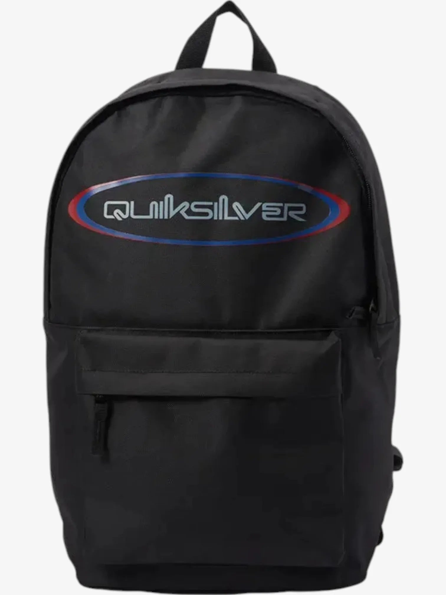 Quiksilver The Poster Logo Backpack - Stylish Black School & Travel Backpack for Men & Women - Perfect for College, Commuting & Outdoor Adventures