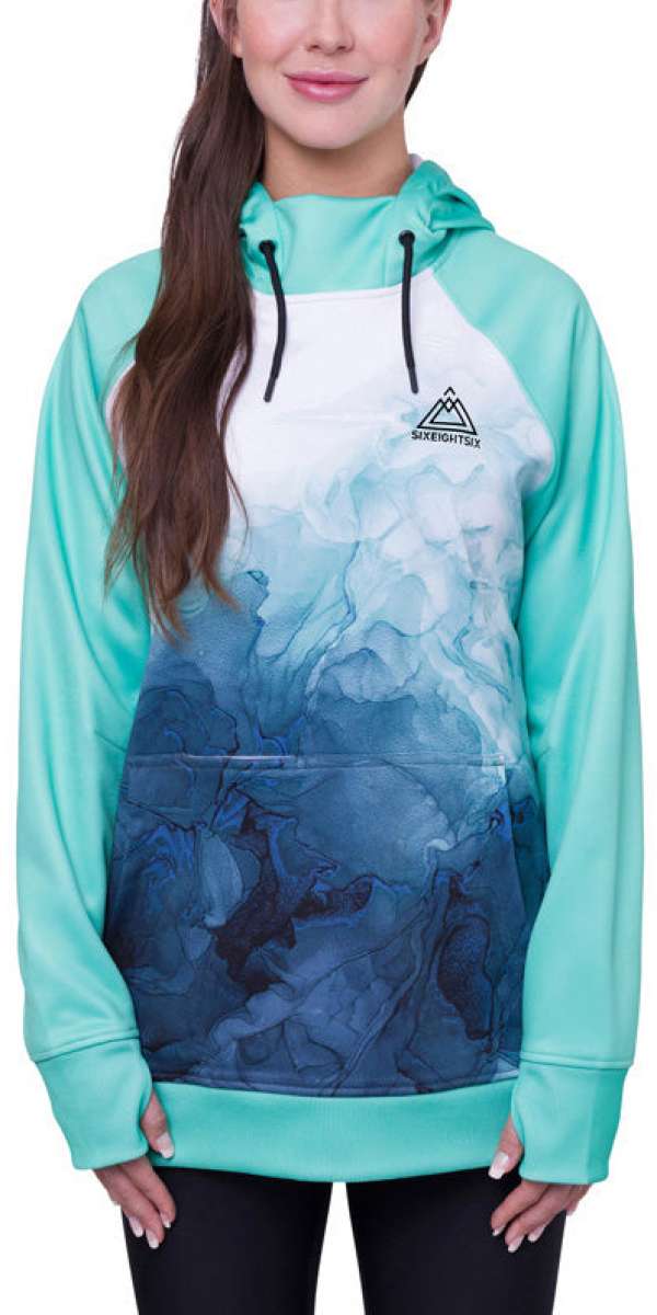 686 Women's Bonded Fleece Pullover Hoodie - Winter Warm Zip Up Fleece Jacket for Outdoor Activities & Casual Wear (2024)