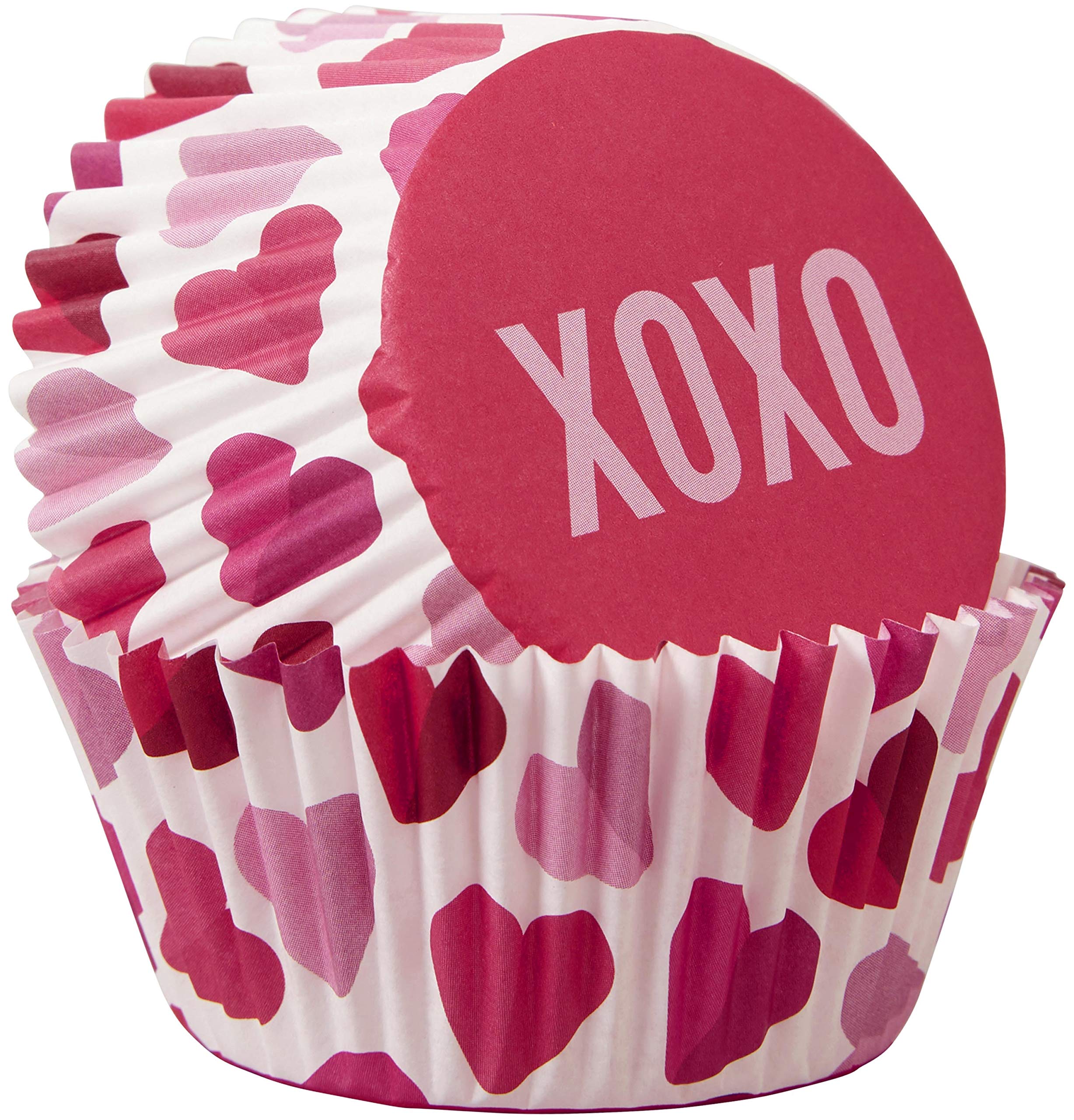Standard Baking Cups with Conversation Hearts - Non-Food Items 415-0-0183 - Perfect for Valentine's Day Cupcakes & Party Decorations