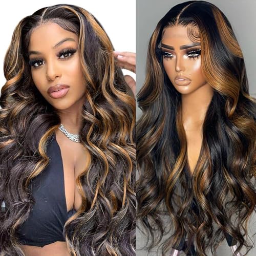 Highlight balayage 1/30 Body Wave Wig