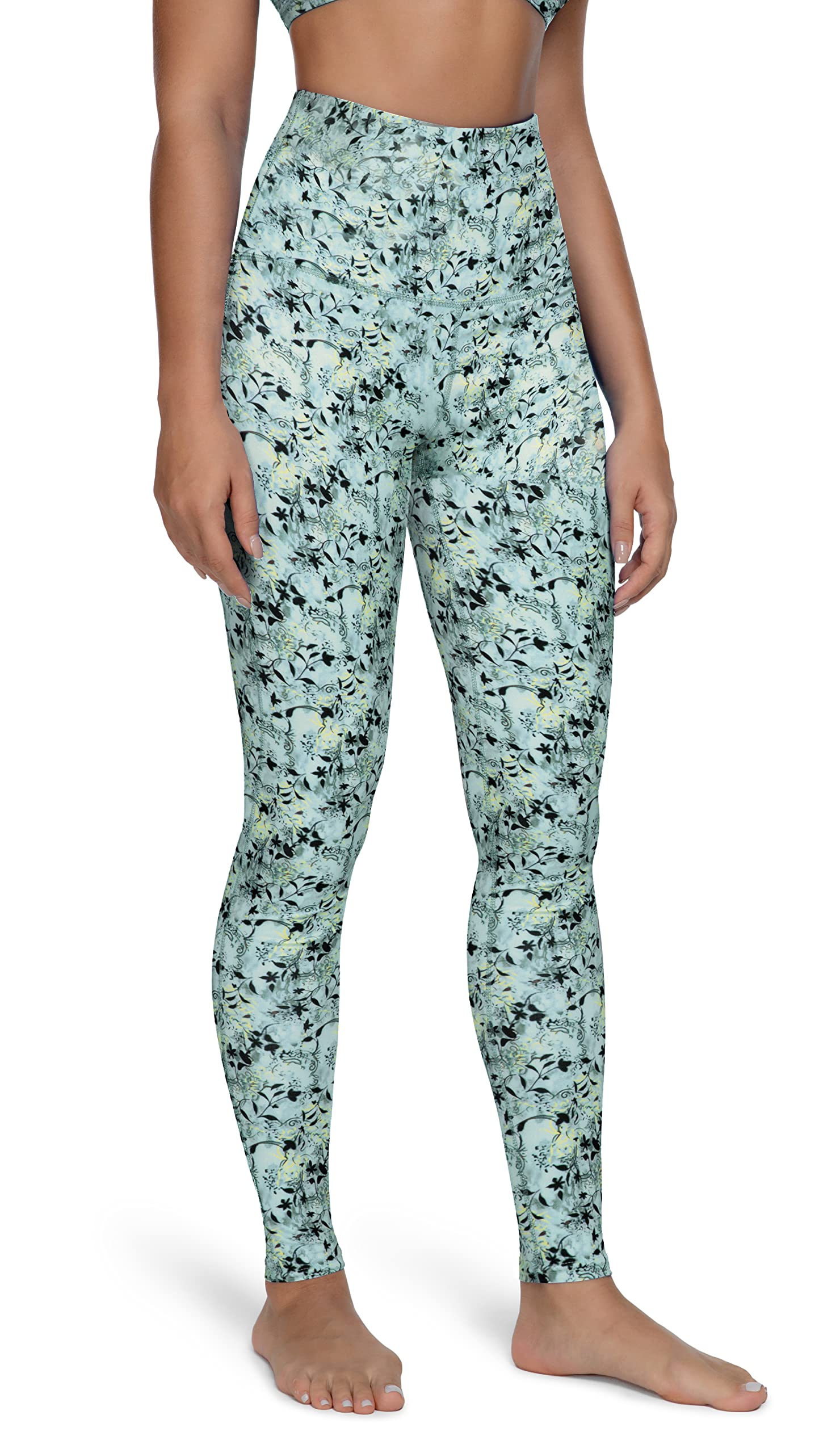 QUEENIEKE High Waist Yoga Pants for Women - Tummy Control Workout Leggings, Running & Gym Tights - Perfect for Yoga, Pilates, Fitness & Lounge Wear (Style 60129)