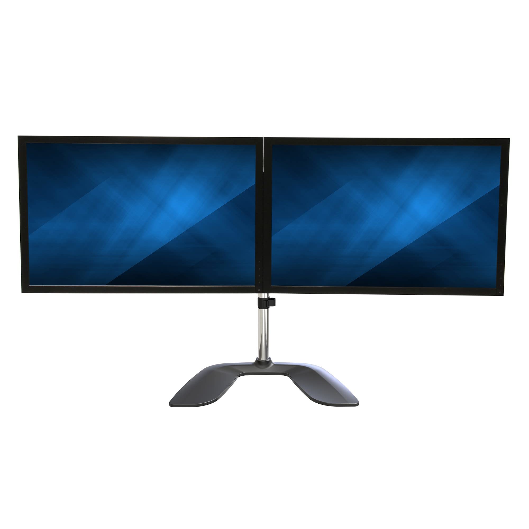 StarTech.com Dual Monitor Stand - Adjustable Height Ergonomic VESA Mount for 2 Screens up to 32