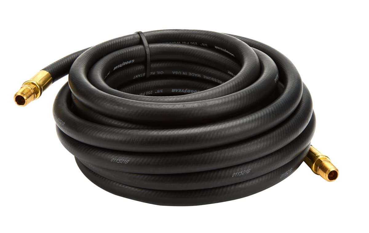 Allstar Performance ALL10526 25-Foot x 3/8-Inch Heavy Duty Air Hose - Ideal for Automotive, Pneumatic Tools, and Workshop Air Compressors