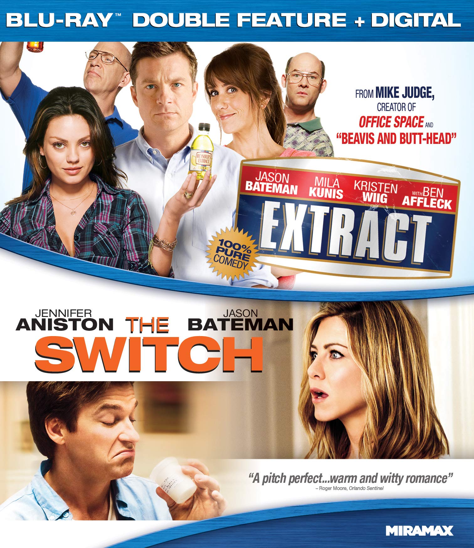 The Switch (Blu-ray + Digital HD) - Romantic Comedy Movie with Jennifer Aniston | Perfect for Date Night & Movie Lovers