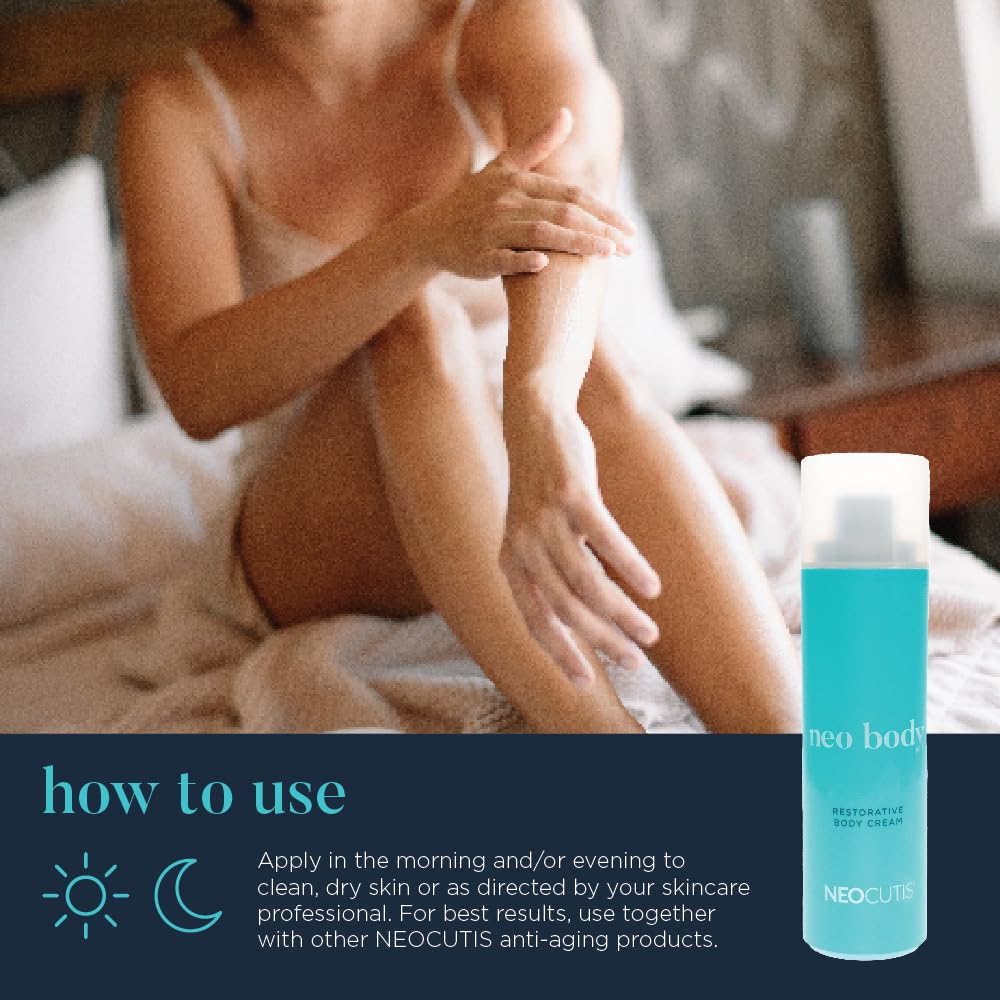 Neocutis Neo Body Restorative Body Cream - Anti-Aging & Firming Moisturizer for Dry Skin - 200ml - Hydrates & Tightens for Smooth, Youthful Skin - Perfect for Daily Body Care & Post-Workout Recovery
