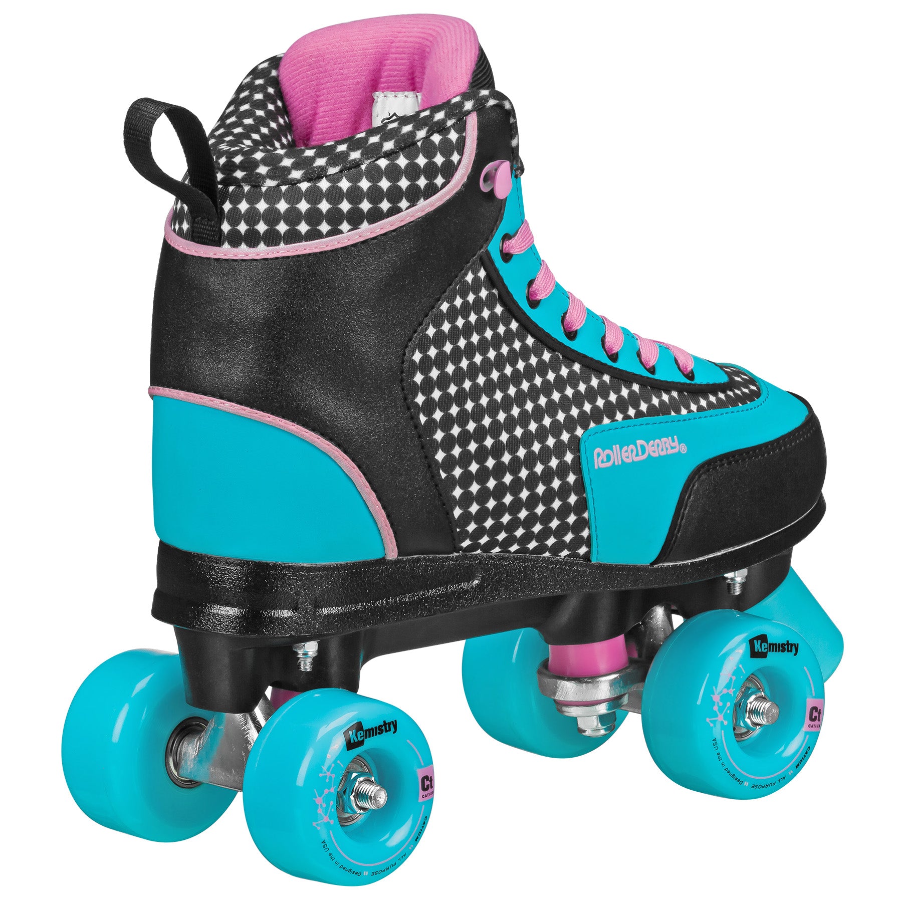 Roller Star 750 Women's High-Top Roller Skates - Retro Style Quad Roller Skates for Women, Adjustable Comfortable Outdoor & Indoor Skating, Perfect for Rinks, Parks, and Fitness