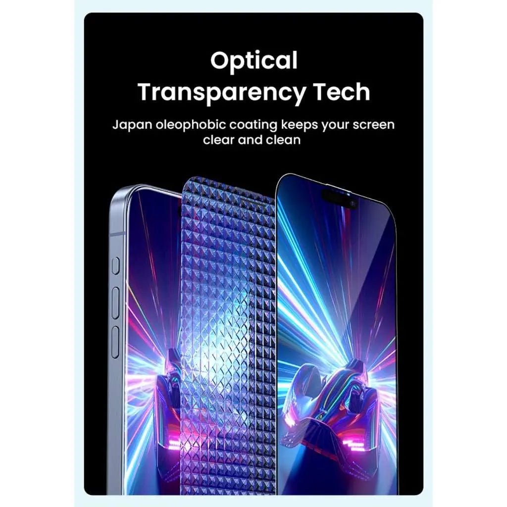 iPhone 15 Plus Tempered Glass Screen Protector [6.7 Inch] - 9H Hardness, HD Clear, Anti-Scratch, Bubble-Free - Perfect for Everyday Use, Gaming & Outdoor Activities