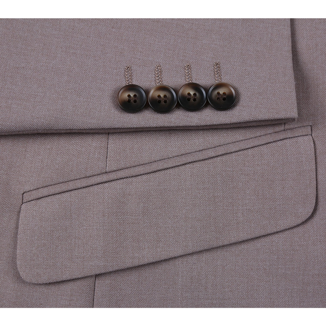 Alessandro Vitello by Renoir Gray Slim Fit 2-Piece Single Breasted Notch Lapel Suit for Men | Business Formal Attire | Wedding, Office, and Special Occasion Wear