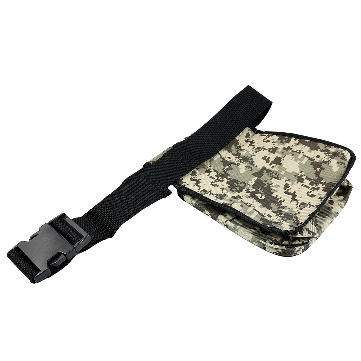 Teknetics Camo Metal Detector Pouch with 2 Large Pockets & Belt - Perfect for Treasure Hunting, Beach Combing & Outdoor Adventures