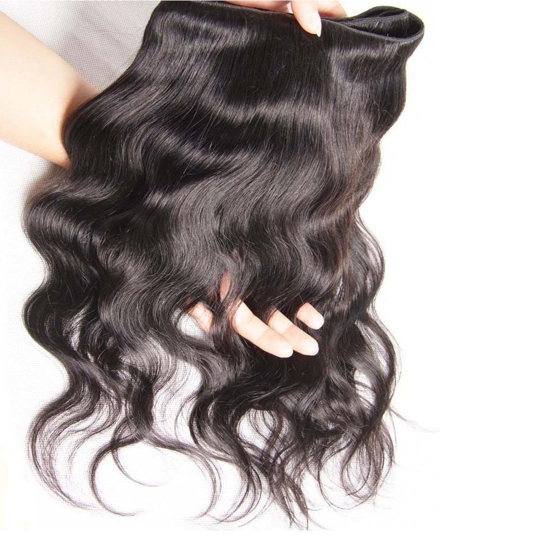 Klaiyi 10A Brazilian Virgin Hair Extensions - No Shedding, Unprocessed Human Hair Bundles (18/20/22 Inch Body Wave) 95-100g/lot | Natural Color for Styling, Volume & Length | Perfect for Daily Wear, Parties & Special Occasions