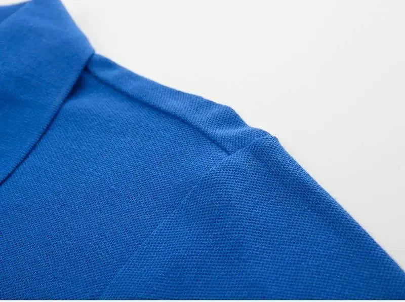 Men's Solid Color Polo Shirts for Autumn | Casual & Business Wear | Perfect for Office, Golf & Outdoor Activities