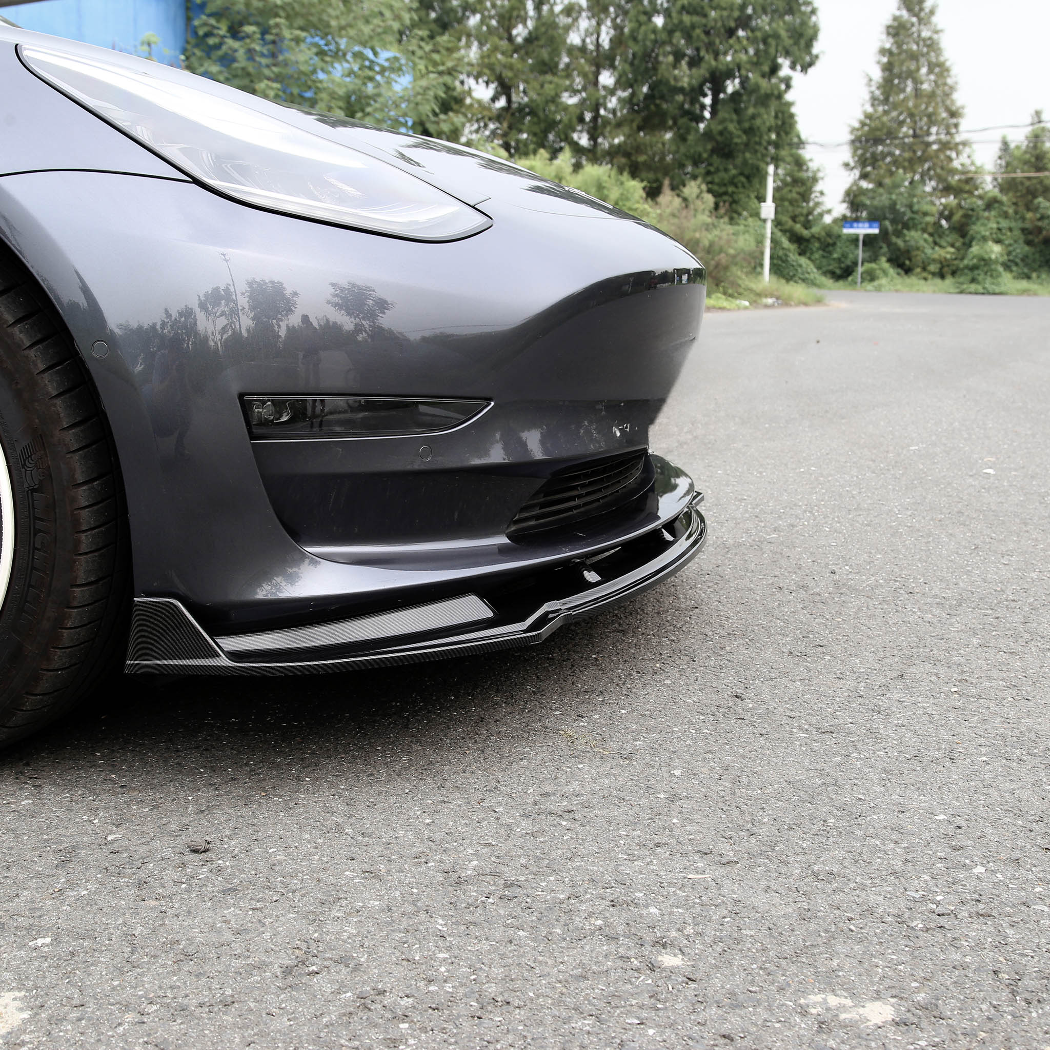 Tesla Model 3 Body Kit (9 Pcs) - ABS Sport Upgrade for Style & Performance - Compatible with 2017-2023 Models - Enhance Your Car's Aerodynamics & Appearance for Street Racing & Car Shows