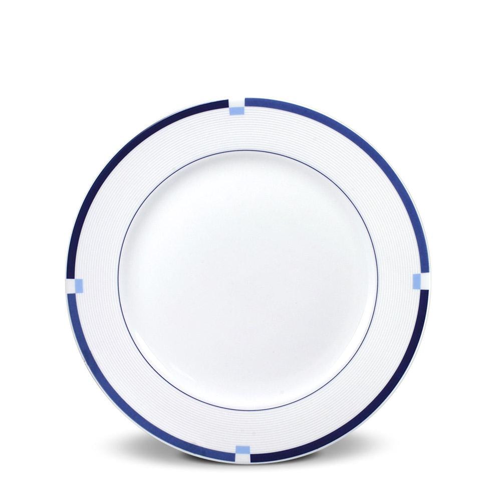 Jet Set Blue Salad Plate - Elegant Porcelain Dinnerware for Home & Restaurant Use - Perfect for Salads, Appetizers & Desserts