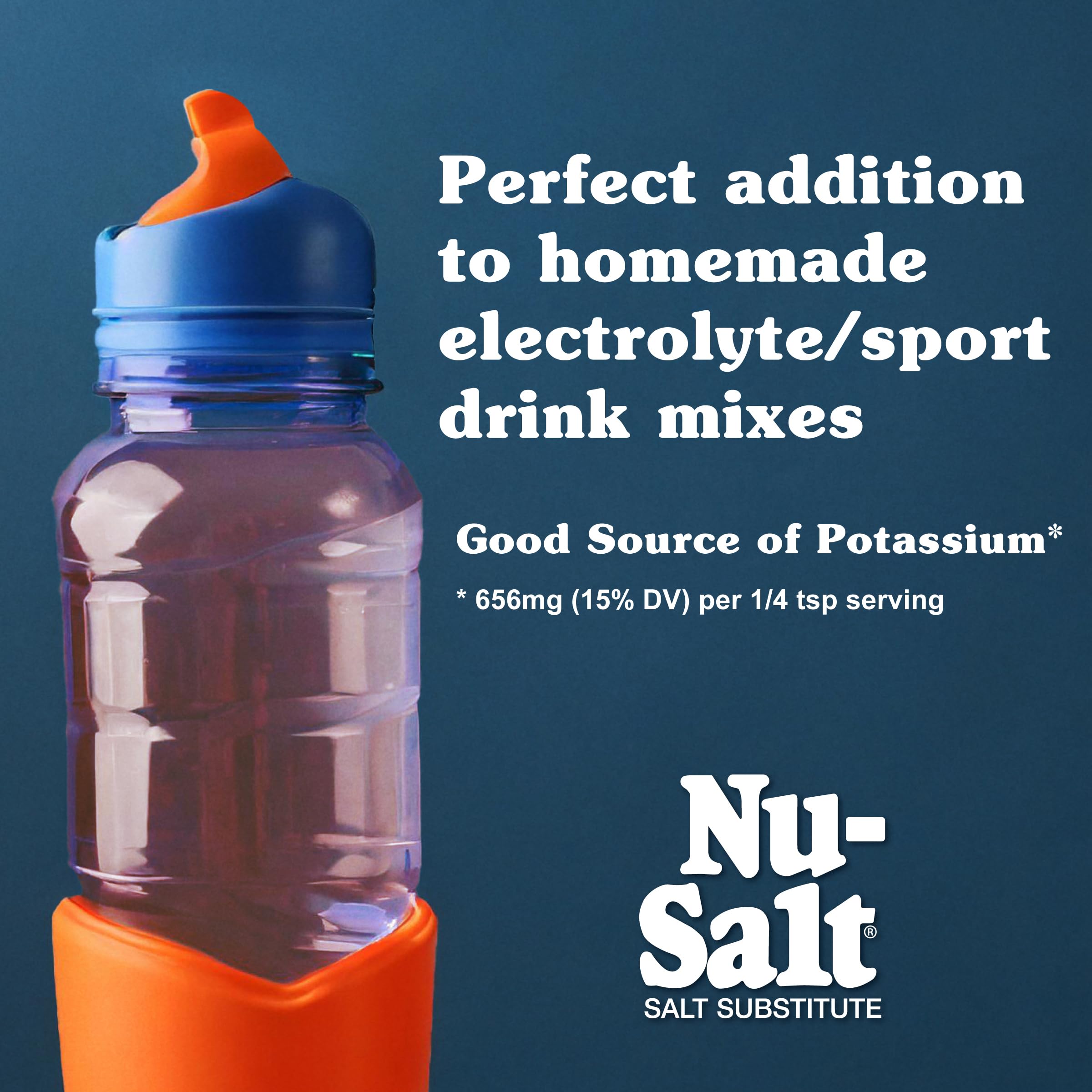Nu-Salt 3oz Salt Substitute (6-Pack) - Healthy Low Sodium Cooking