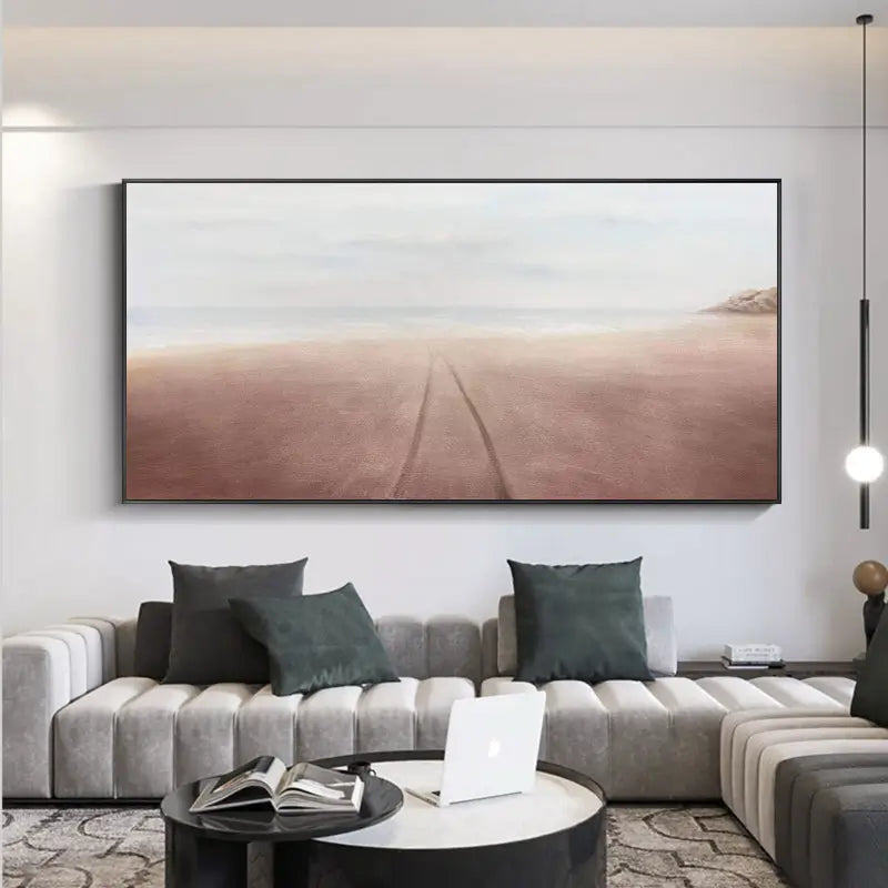 Ocean and Sky Painting #OS 017 - Stunning Seascape Wall Art for Home & Office Decor - Perfect for Living Room, Bedroom, or Beach House