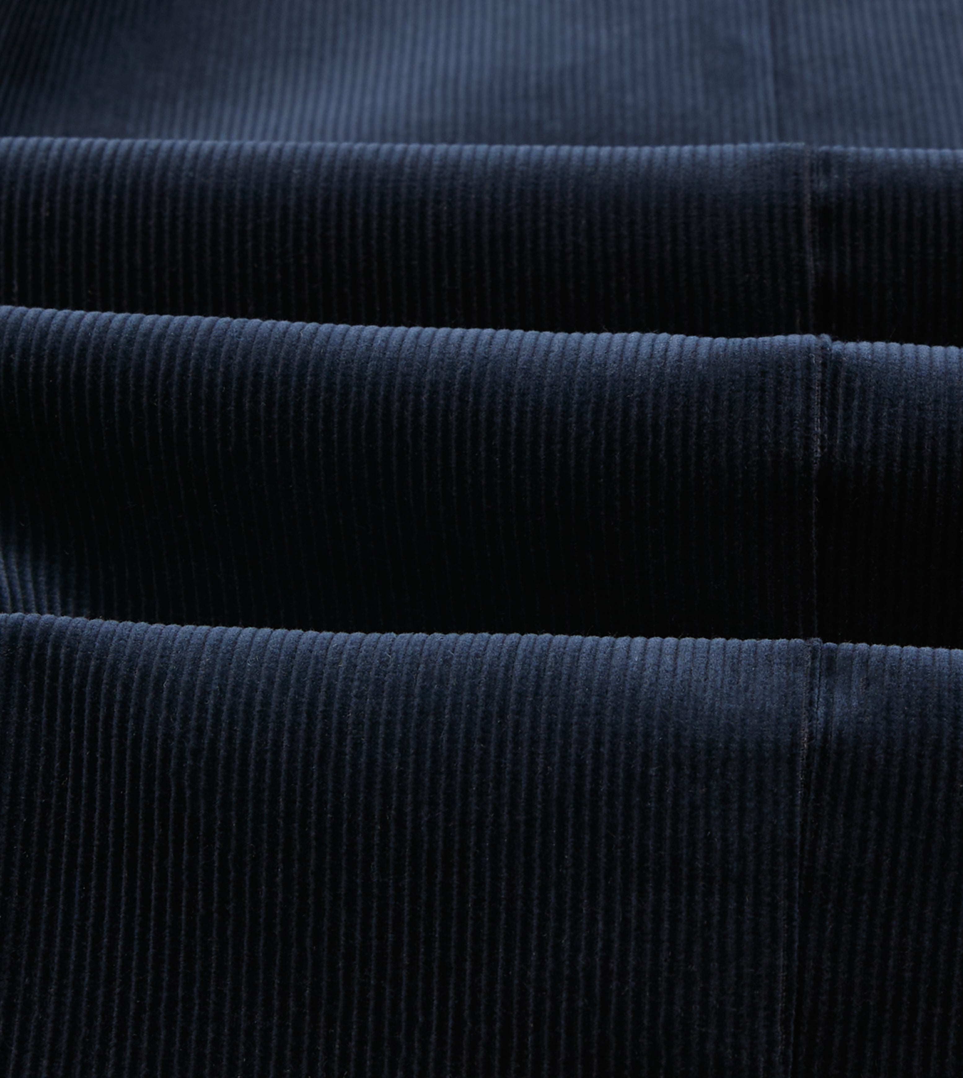 Navy Blue Mid Wale Cotton Corduroy Tailored Jacket for Men - Classic Slim Fit Blazer for Business Casual, Date Night & Fall Outfits
