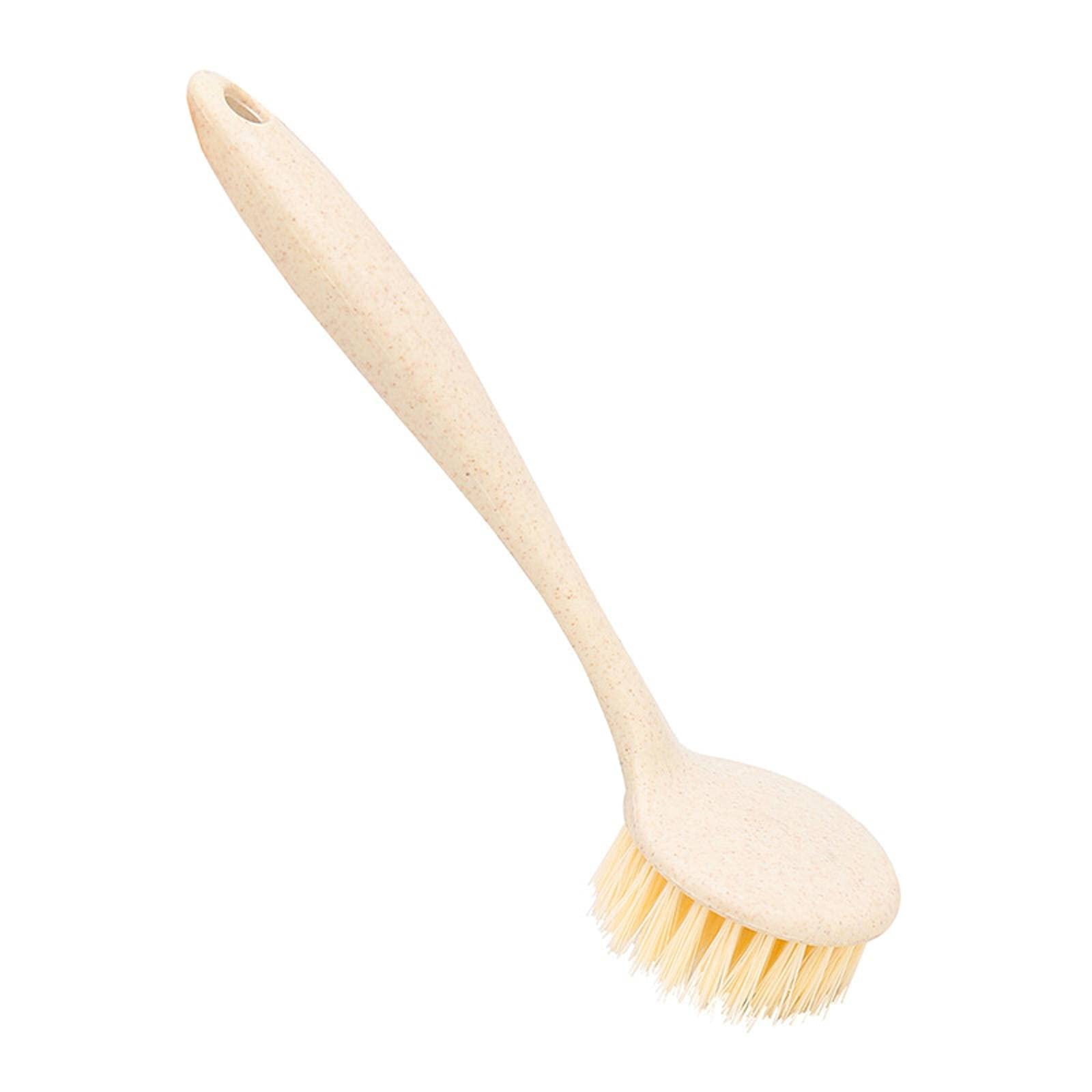 Multi-Functional Push-Type Cleaning Brush with Soap Dispenser - Kitchen Sink Scrub Brush, Palm Cleaning Brush for Dishes, Countertops & Household Cleaning - Ideal for Kitchen, Bathroom & Outdoor Use