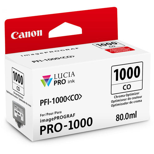 Canon PFI 1000 CO LUCIA PRO Chroma Optimizer Ink Tank 80ml - Premium Ink for Canon Printers - Ideal for Photo Printing & Professional Graphics