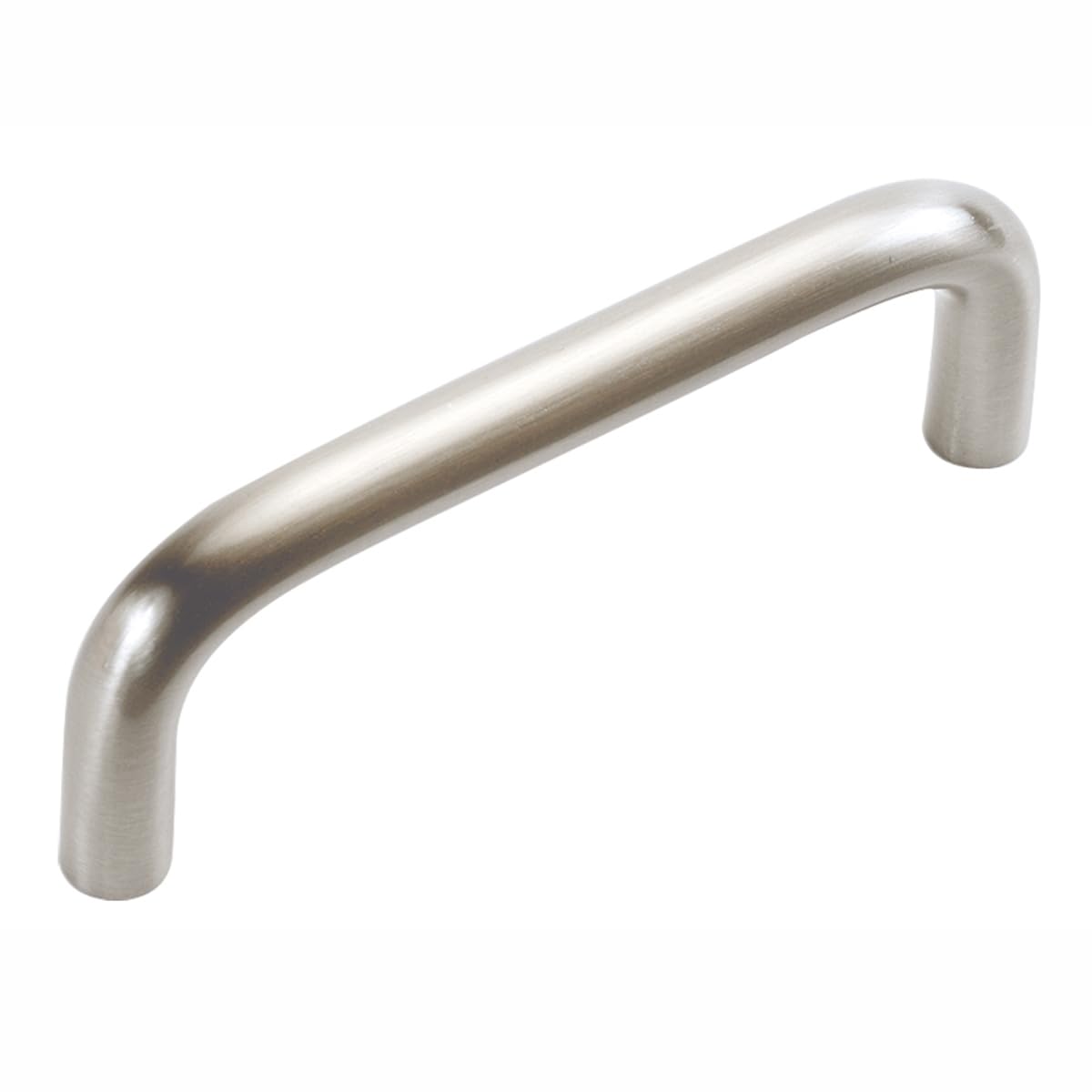 Hickory Hardware 1 Pack Solid Core Kitchen Cabinet Pulls - Luxury Satin Nickel Cabinet Handles for Kitchen, Bathroom, Dresser & Drawers (3 Inch Hole Center) - Durable Wire Pulls Collection for Modern Home Decor & DIY Projects