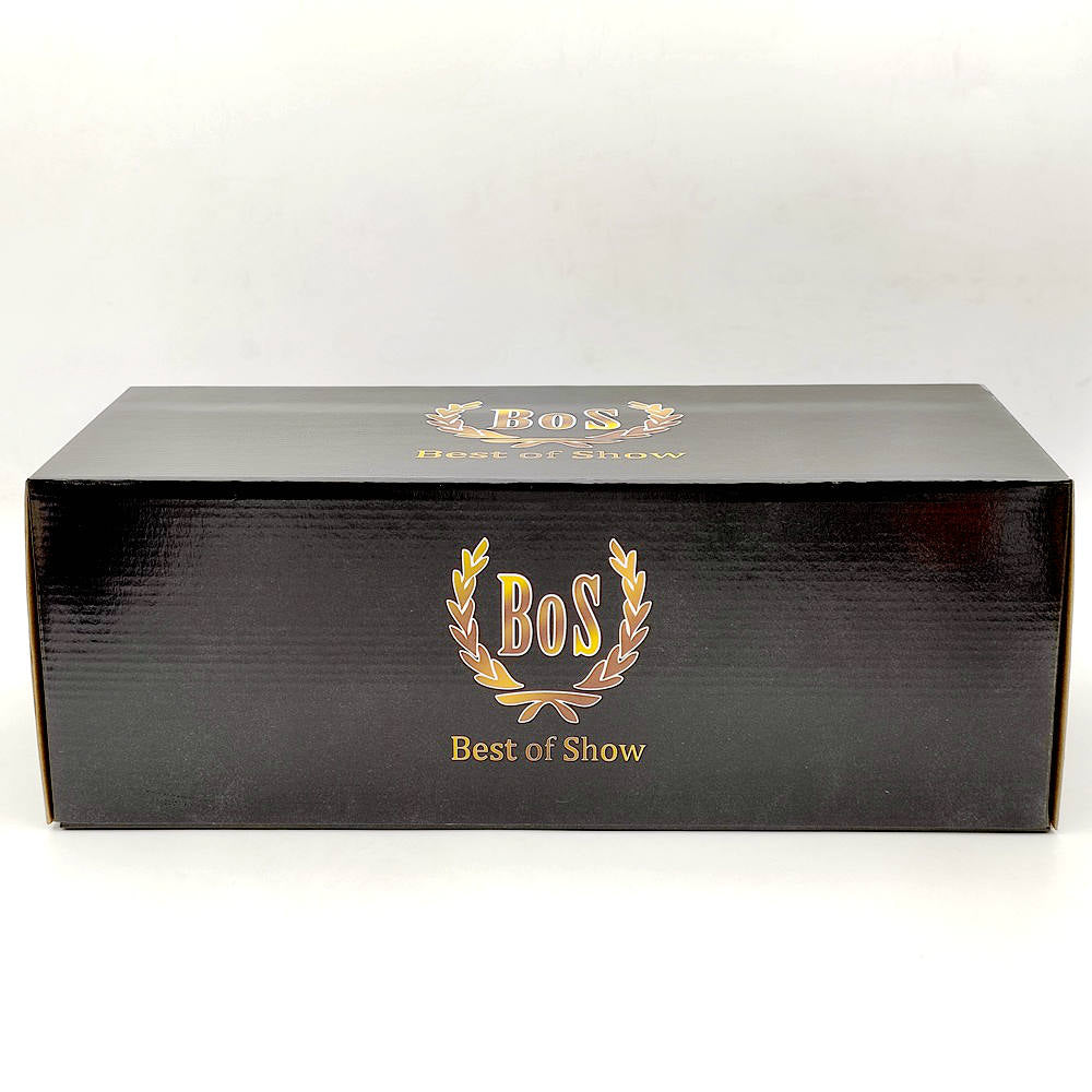 BOS 1/18 Scale Mercedes Benz 300B Pininfarina 1955 Limited Edition Black Resin Model Car - Collectible Vintage Diecast for Display & Gift Giving