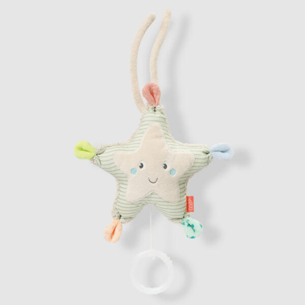 Fehn Mini Musical Starfish Toy - Ocean-Themed Baby Shower Gift & Nursery Decor for Newborns & Toddlers