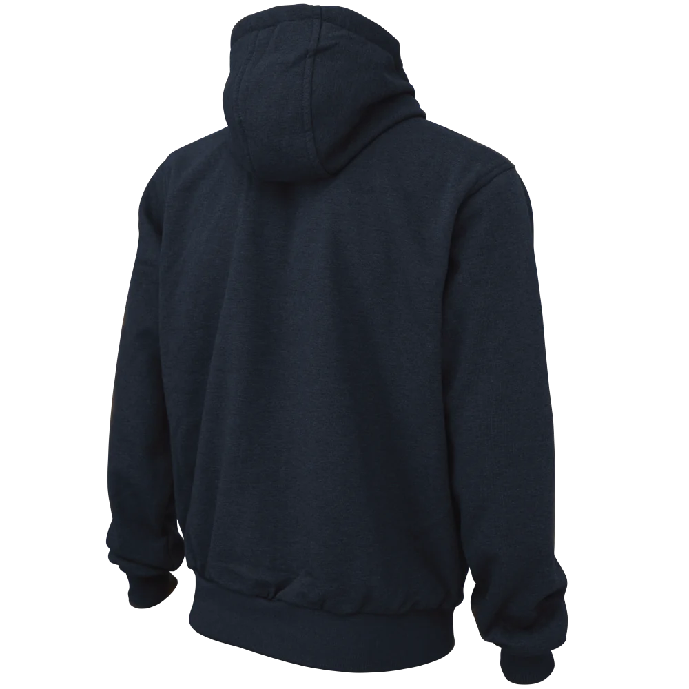 Tough Duck WJ21 Heavy Duty Zip Hoodie for Men - Durable Workwear for Construction, Outdoor & Cold Weather Activities