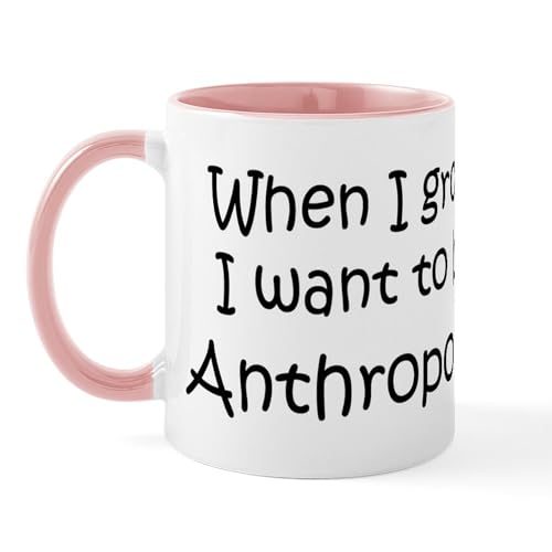 White/Pink Inside - Grow Up Anthropologist Mug