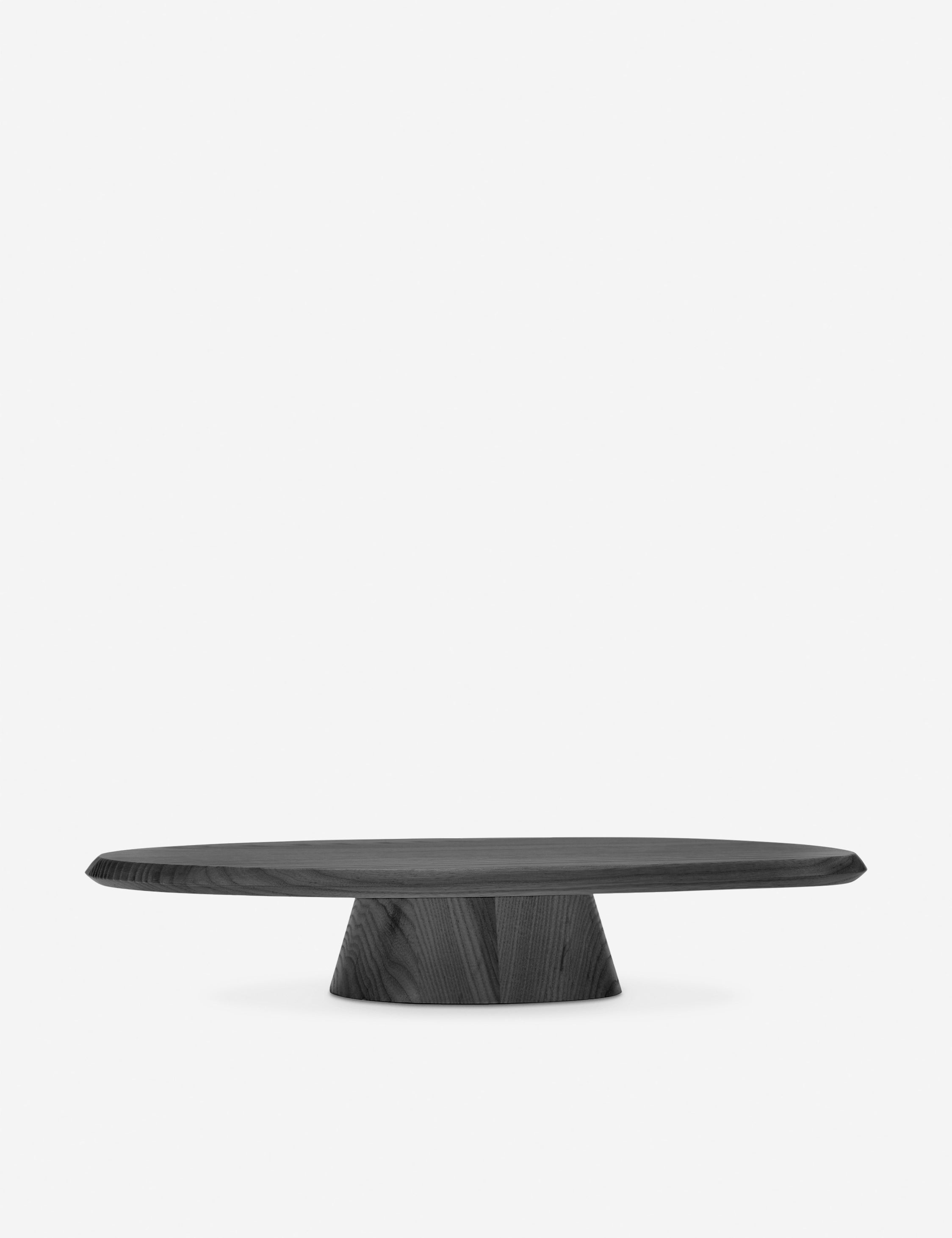 Kelly Wearstler x Serax Dune Ash Wood Cake Stand - Elegant Dessert Display for Weddings, Parties & Home Decor