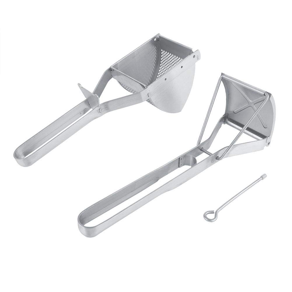 Premium Stainless Steel Potato Ricer & Masher - Multi-Functional Kitchen Tool for Juicing, Pureeing & Mashing - Perfect for Mashed Potatoes, Baby Food & Fresh Juices