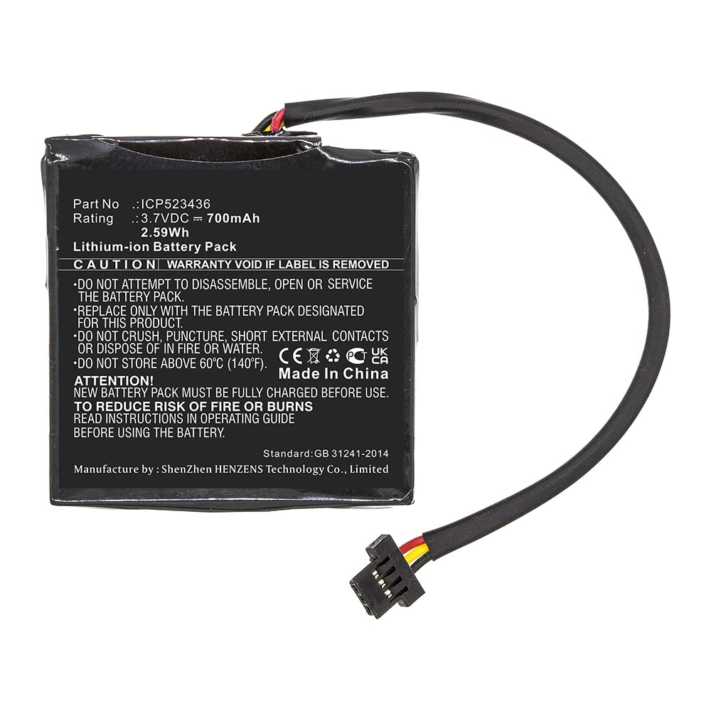 Synergy Digital GPS Battery Replacement for TomTom GO 400 4.3