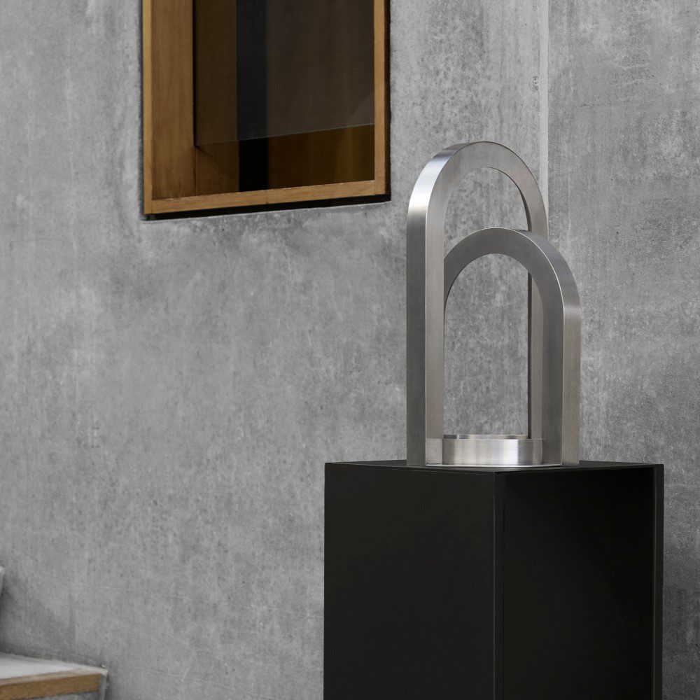 Kristina Dam Studio Arch Sculpture - Modern Abstract Home Decor for Living Room, Office & Shelf Display